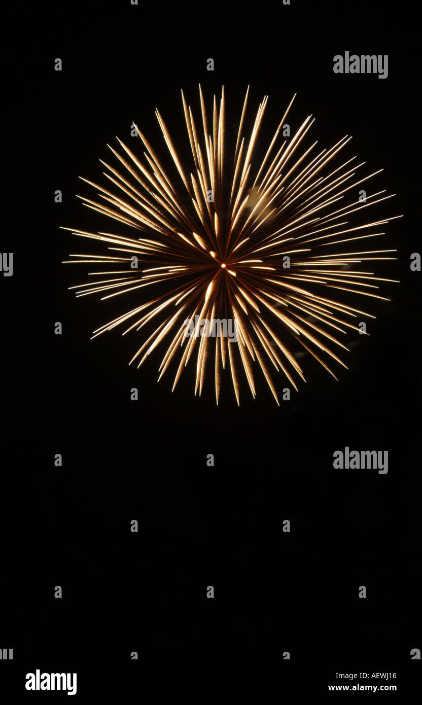 Fireworks on 4th of july celebration in Germantown Wisconsin Stock Photo Alamy