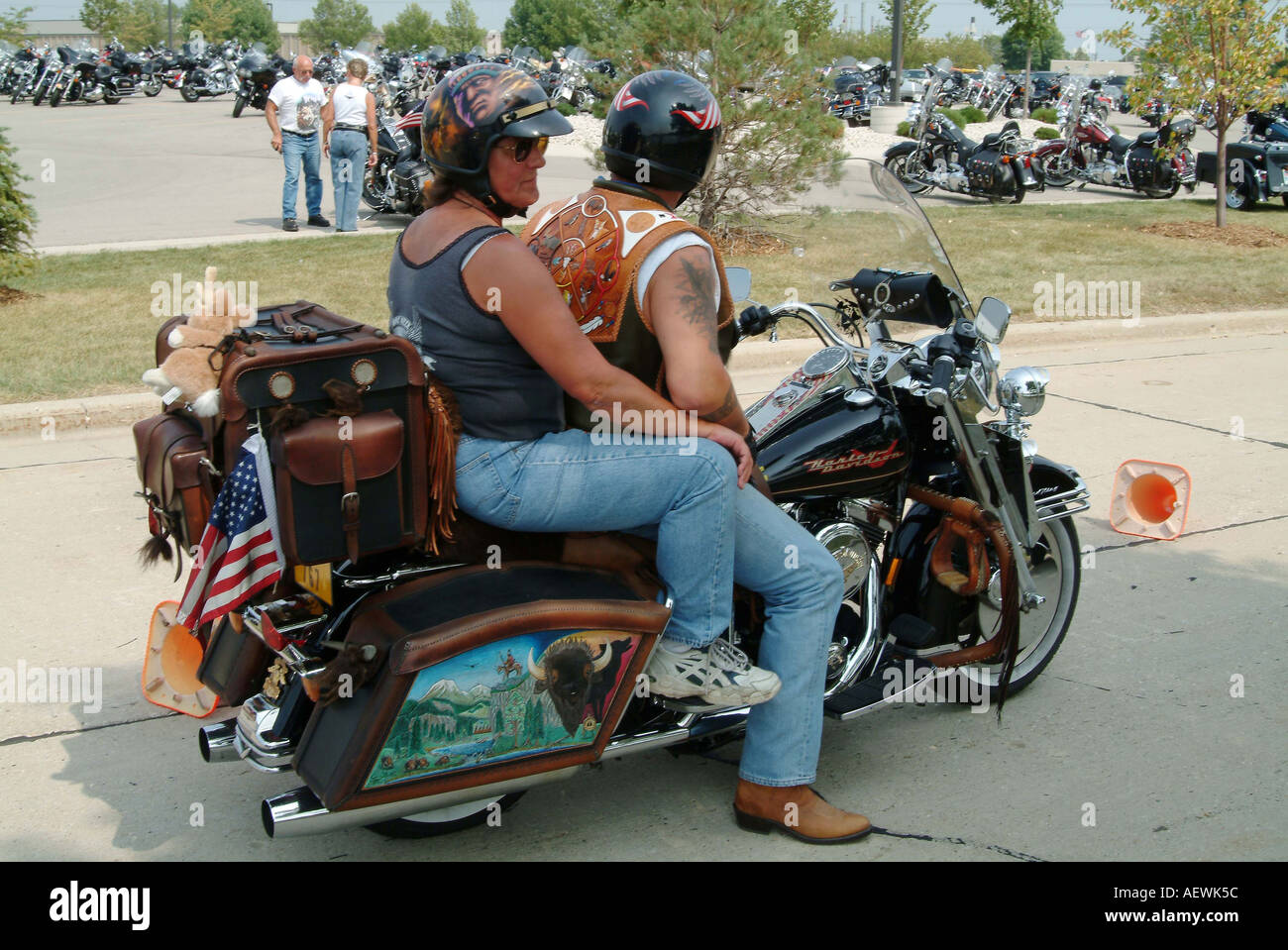 Harley davidson fatboy hires stock photography and images Alamy