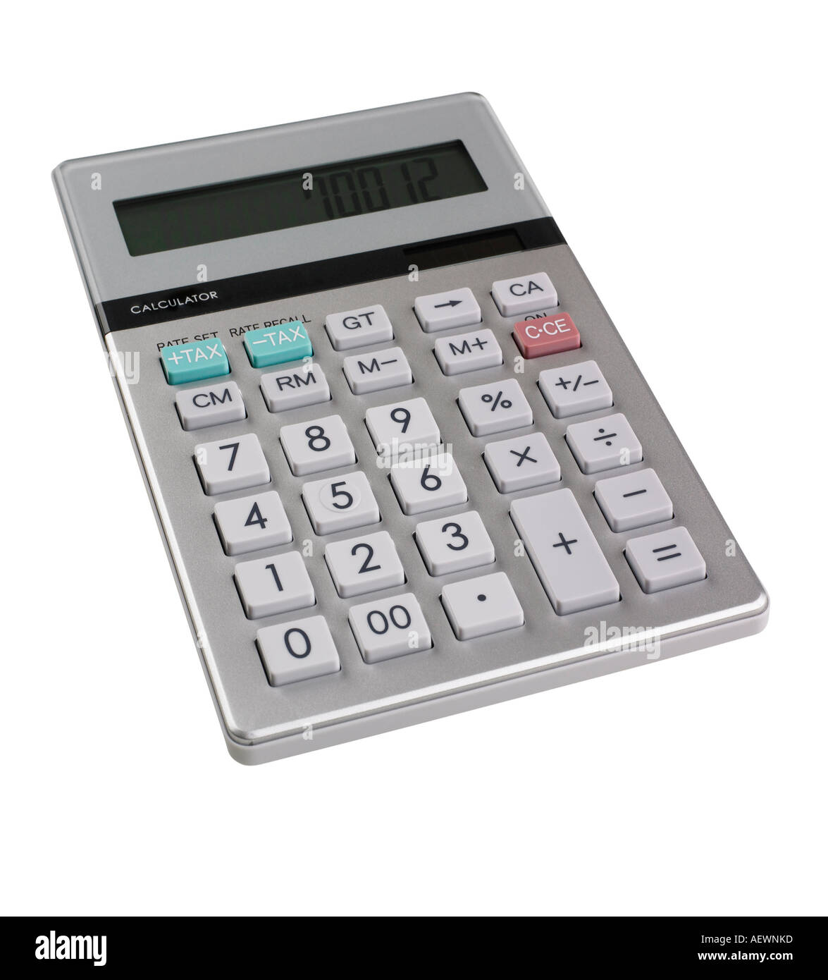 Still life of calculator Stock Photo