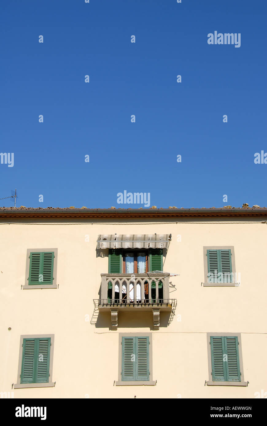Typical architecture, Radda in Chianti Italy Stock Photo