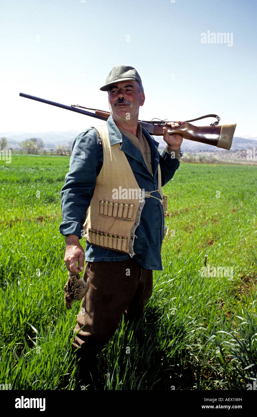Hunter in the Bekaa Valley Lebanon Stock Photo - Alamy