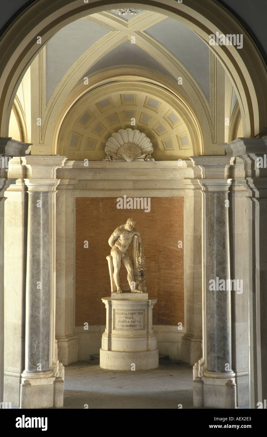 Hercules statue Reggia di Caserta Caserta Campania Italy Stock Photo