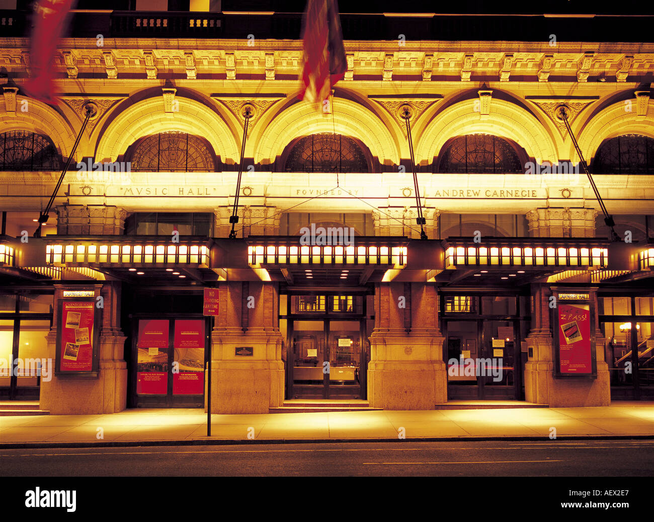Carnegie Hall NEW YORK USA Stock Photo