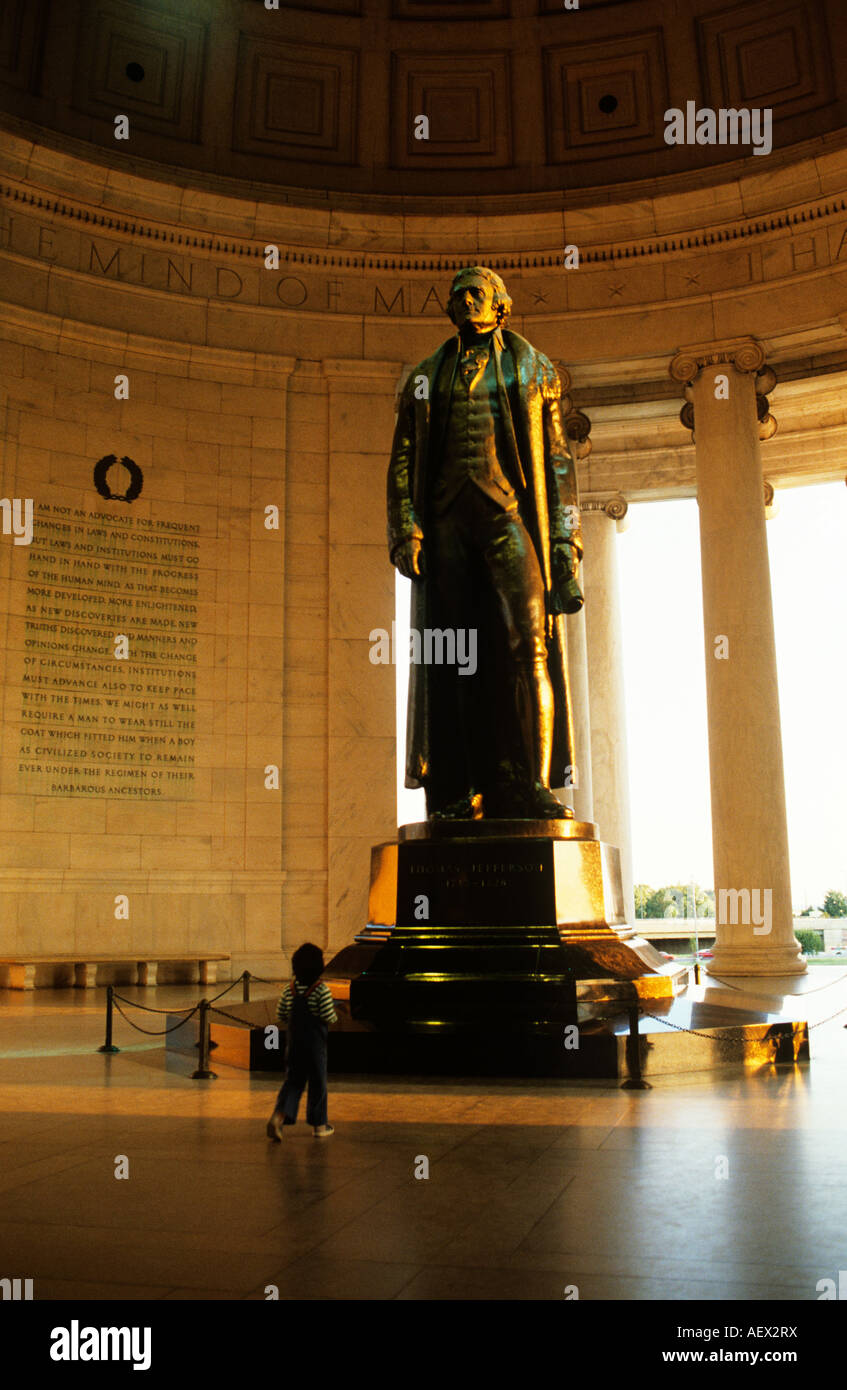 The Thomas Jefferson Memorial, Washington D.C.,U.S.A. Stock Photo