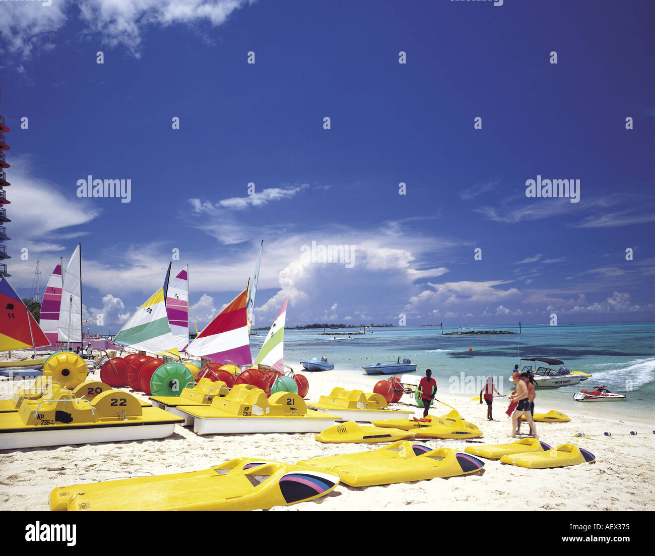 Cable Beach Nassau NASSAU BAHAMAS Stock Photo Alamy