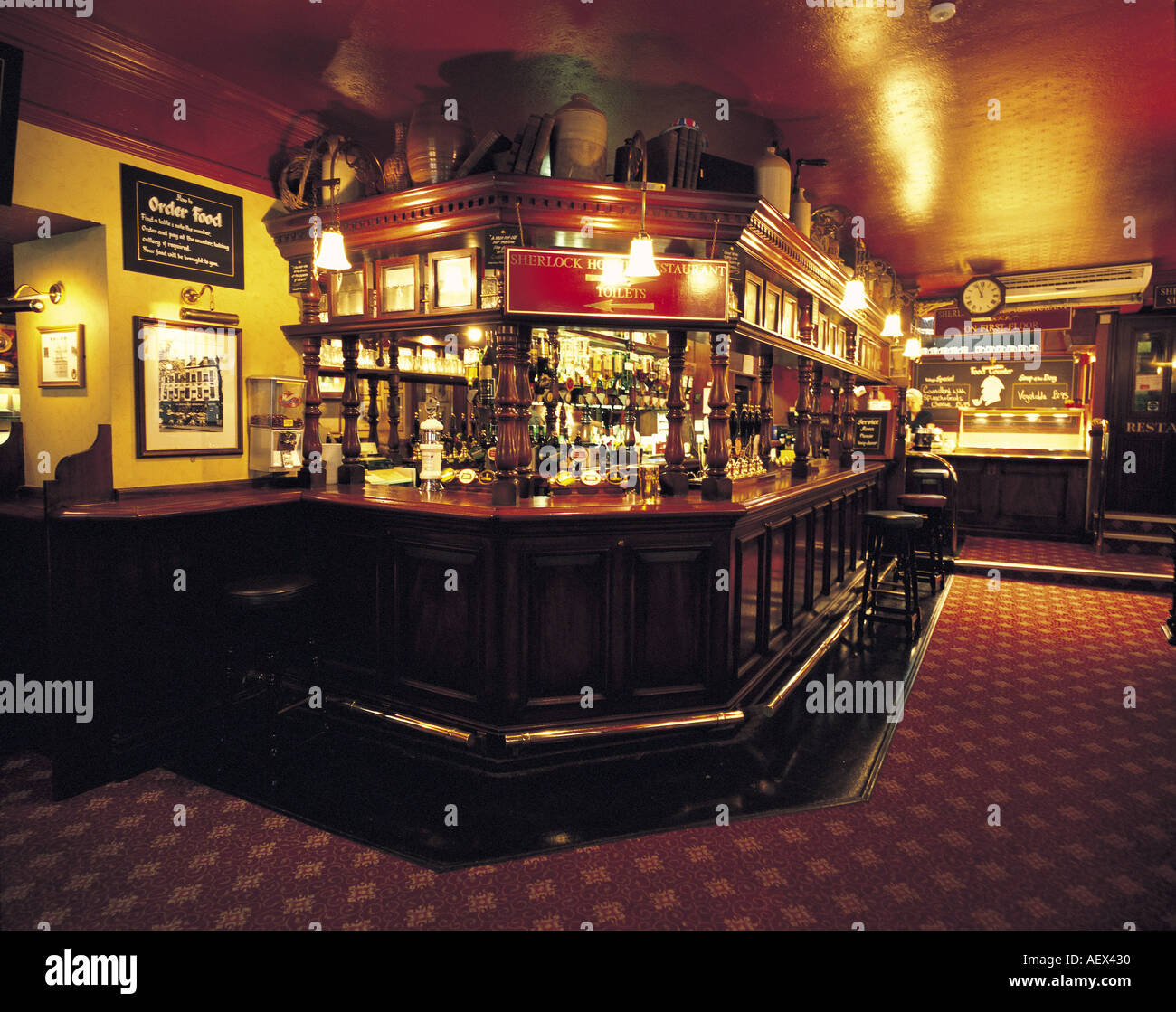 Sherlock Holmes Pub LONDON UK Stock Photo - Alamy