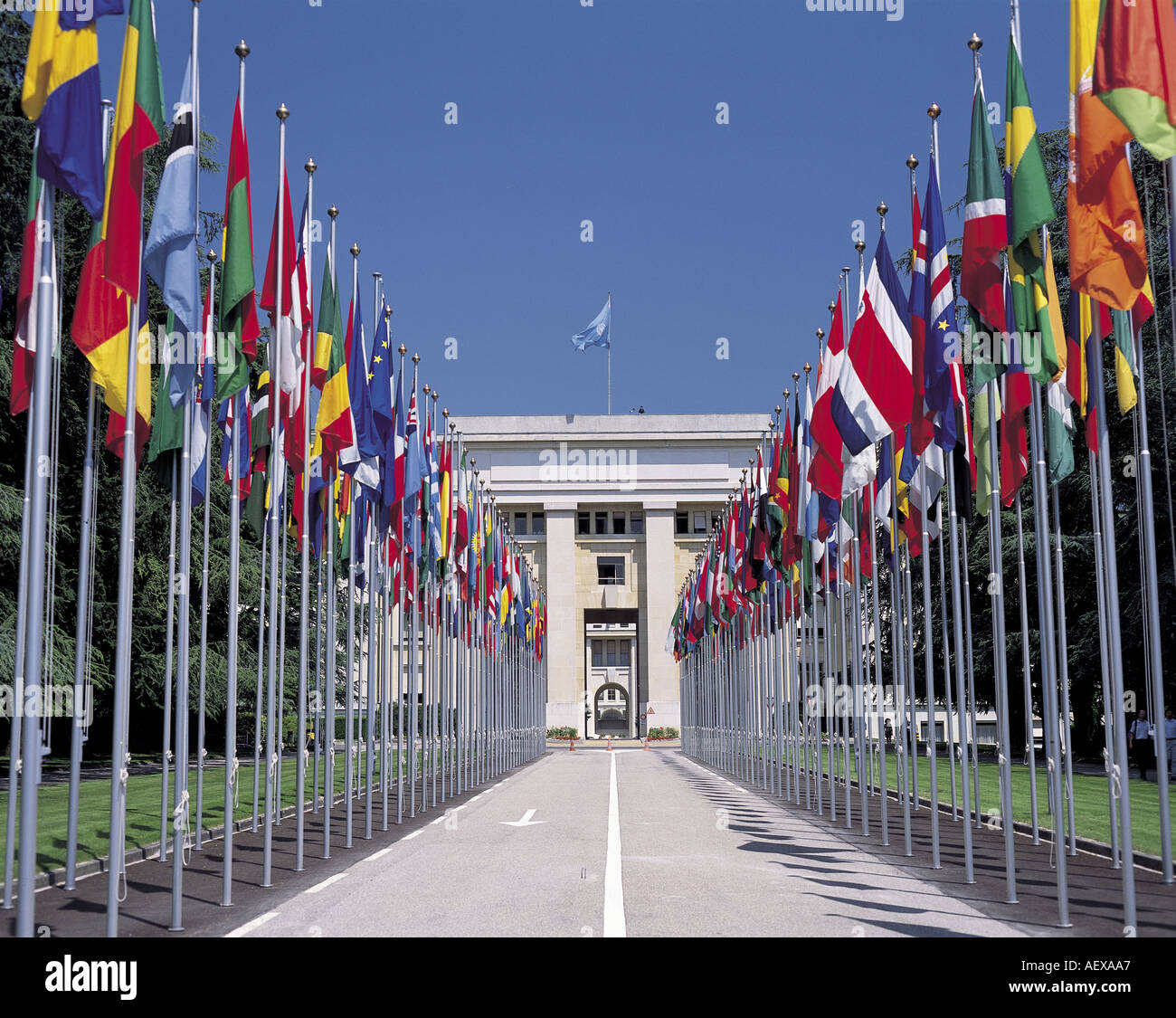 Palais des Nation GENEVE SWITZERLAND Stock Photo - Alamy