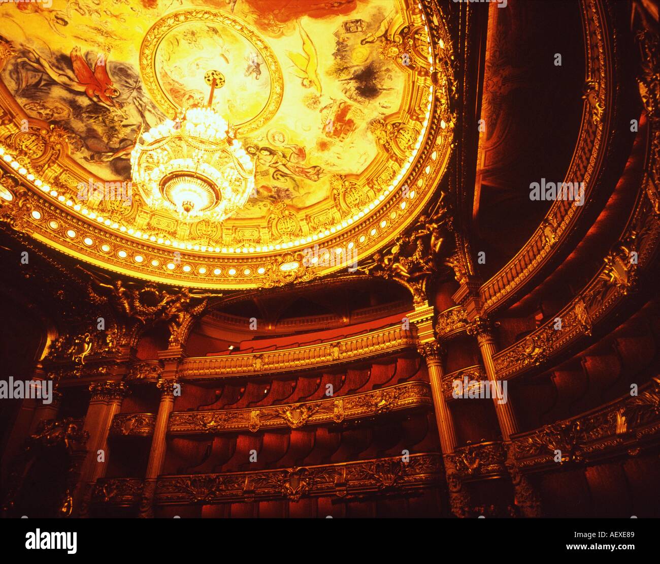 Inside L Opera PARIS FRANCE Stock Photo Alamy