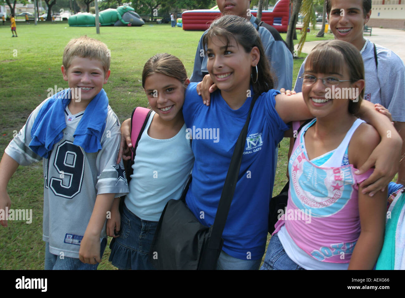 Florida Fl South Miami Hadley Park Miami Dade County Parks Summer Camp Program Hispanic Hispanics Latin Latino Latinos Ethnic Ethnics Immigrant Stock Photo Alamy