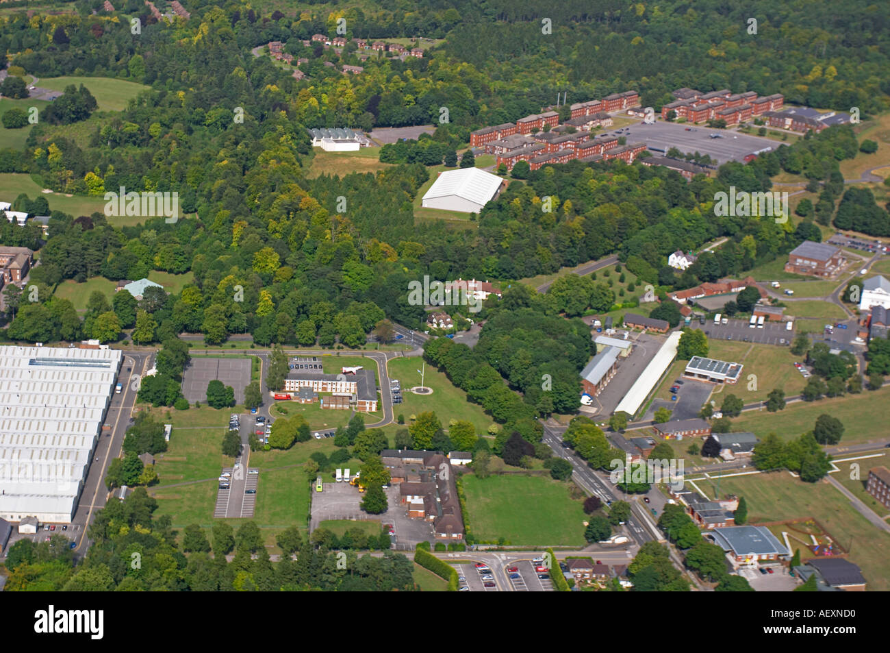 Aerial view of RAF Halton Bucks Stock Photo 4496847 Alamy