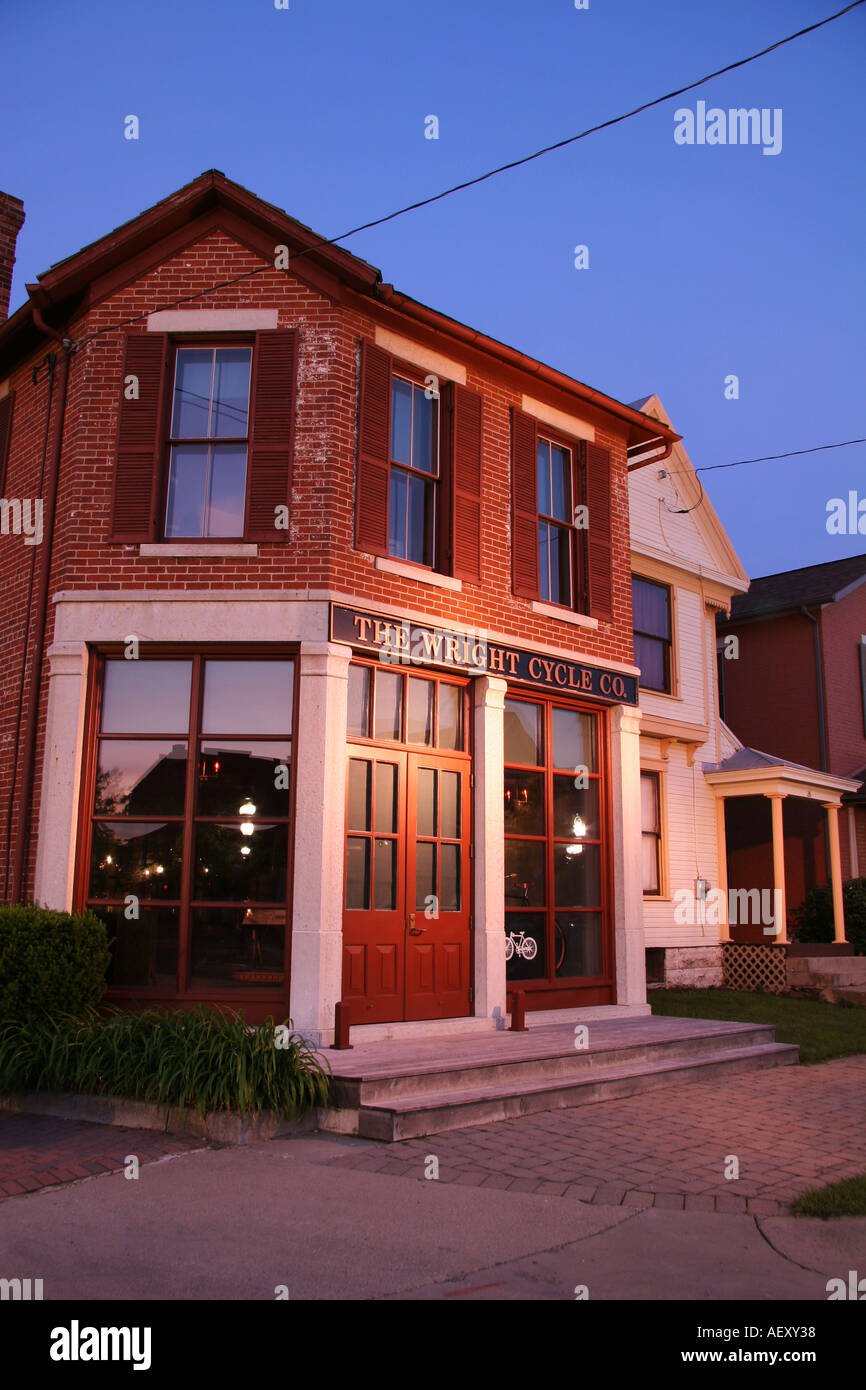 The Wright Cycle Company Historic building of the Wright Brothers in