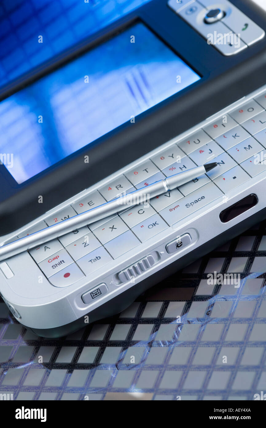 Close up of electronic organizer Stock Photo Alamy