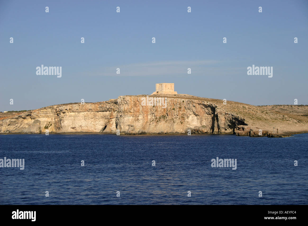 Malta Comino Insel Island Stock Photo