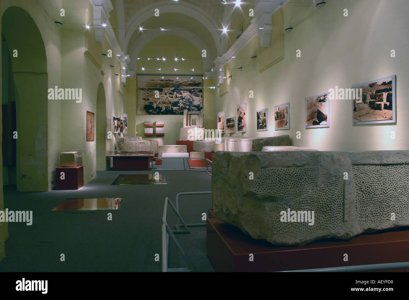 Malta Valletta National Museum Of Archaeology Stock Photo Alamy