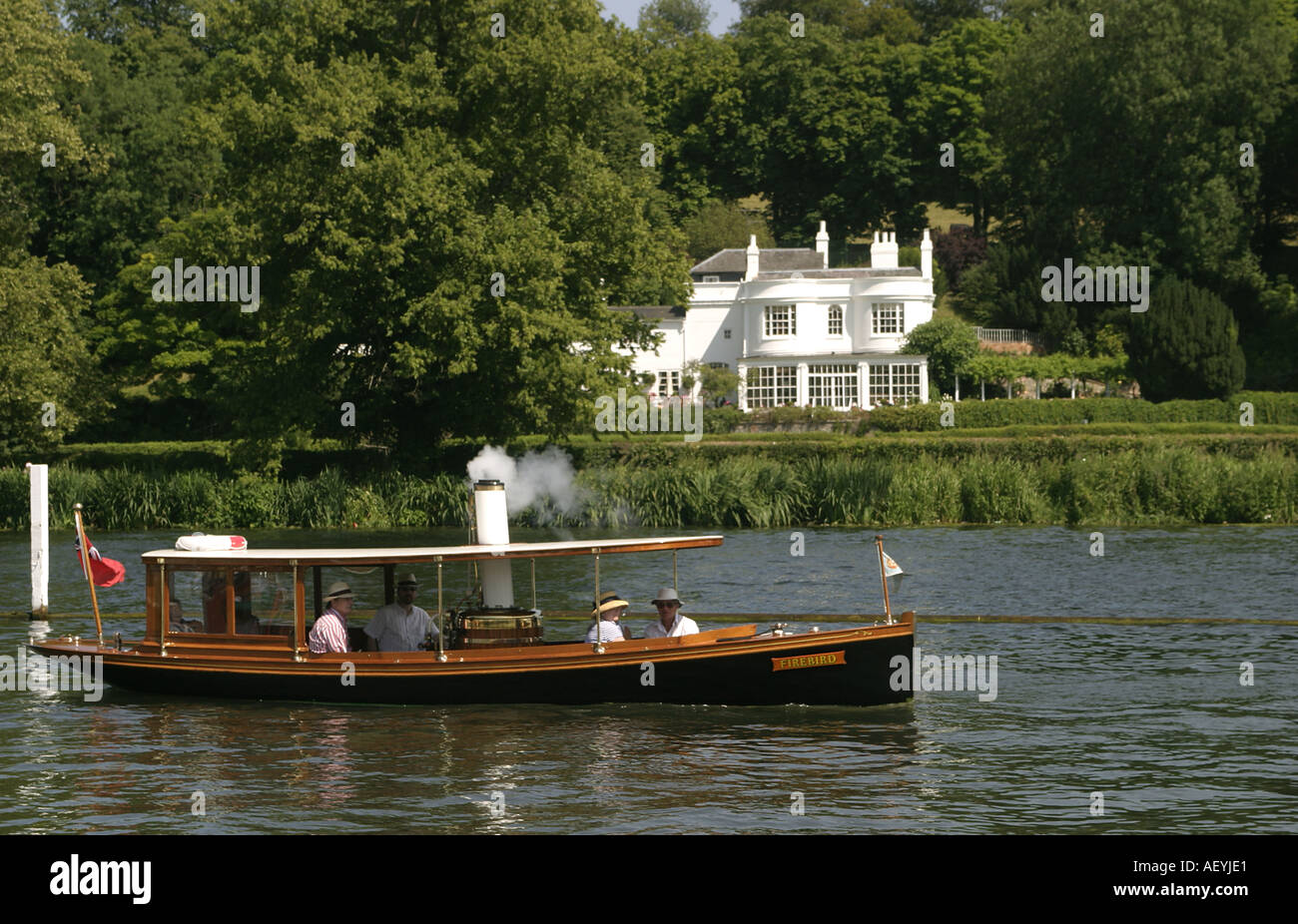 England Steamboat on Thames Stock Photo