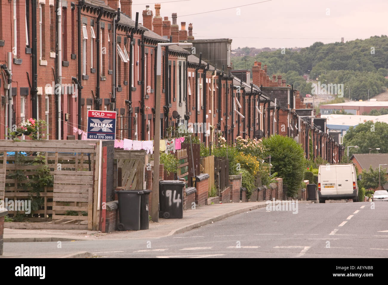 Colwyn road in Beeston Leeds where one of the London suicide bombers