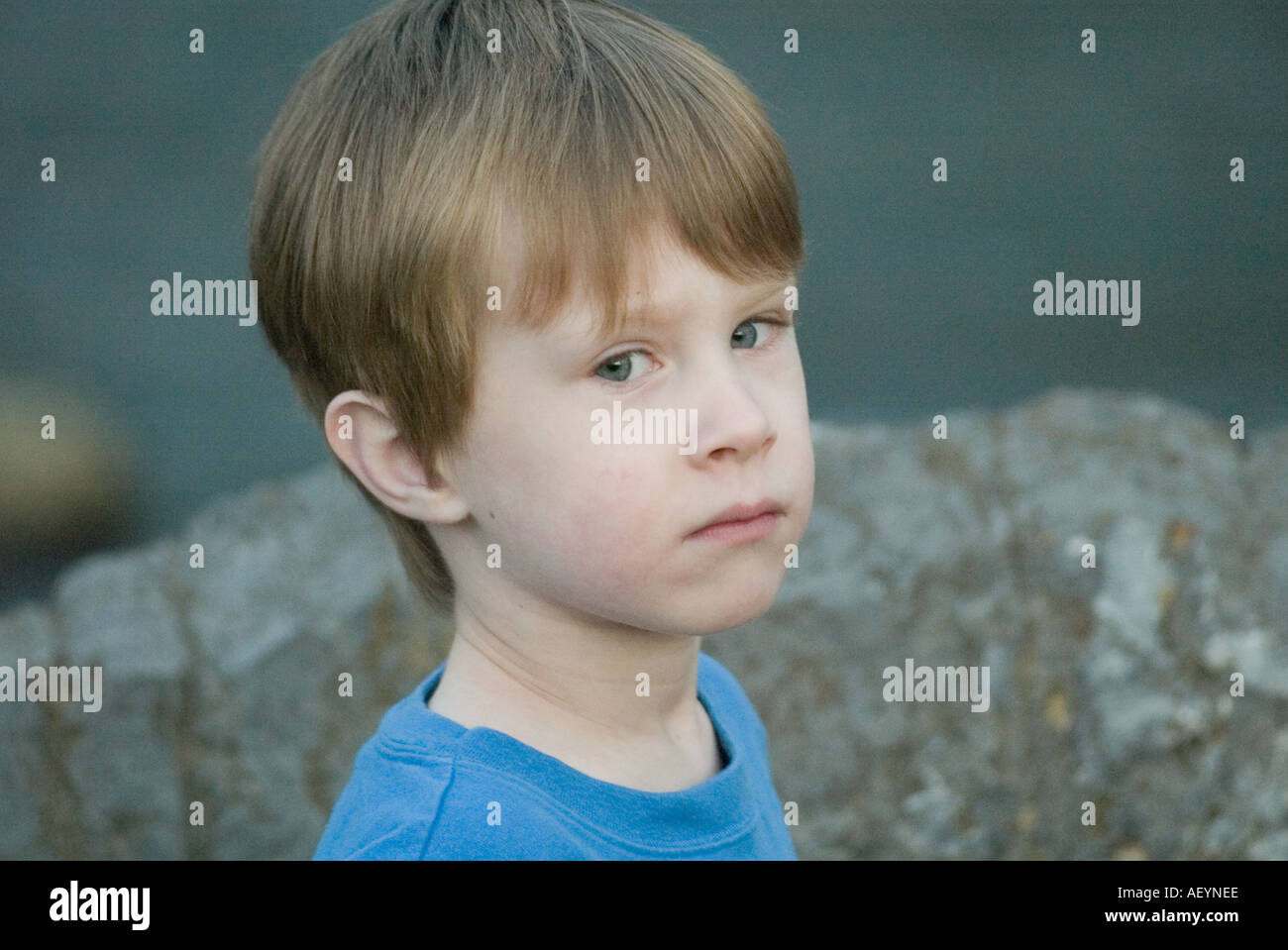 Sad troubled boy hi-res stock photography and images - Alamy