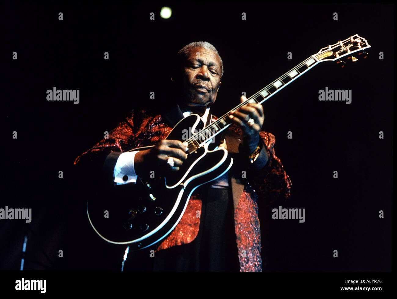 BB KING US Blues guitarist about 1996 Stock Photo - Alamy