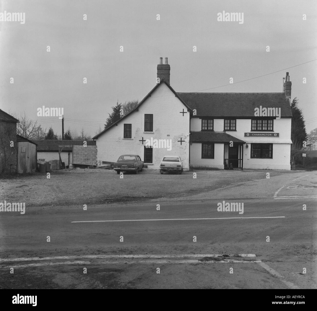 kings arms public house east stour dorset 1974 in 6x6 number 0064 Stock Photo