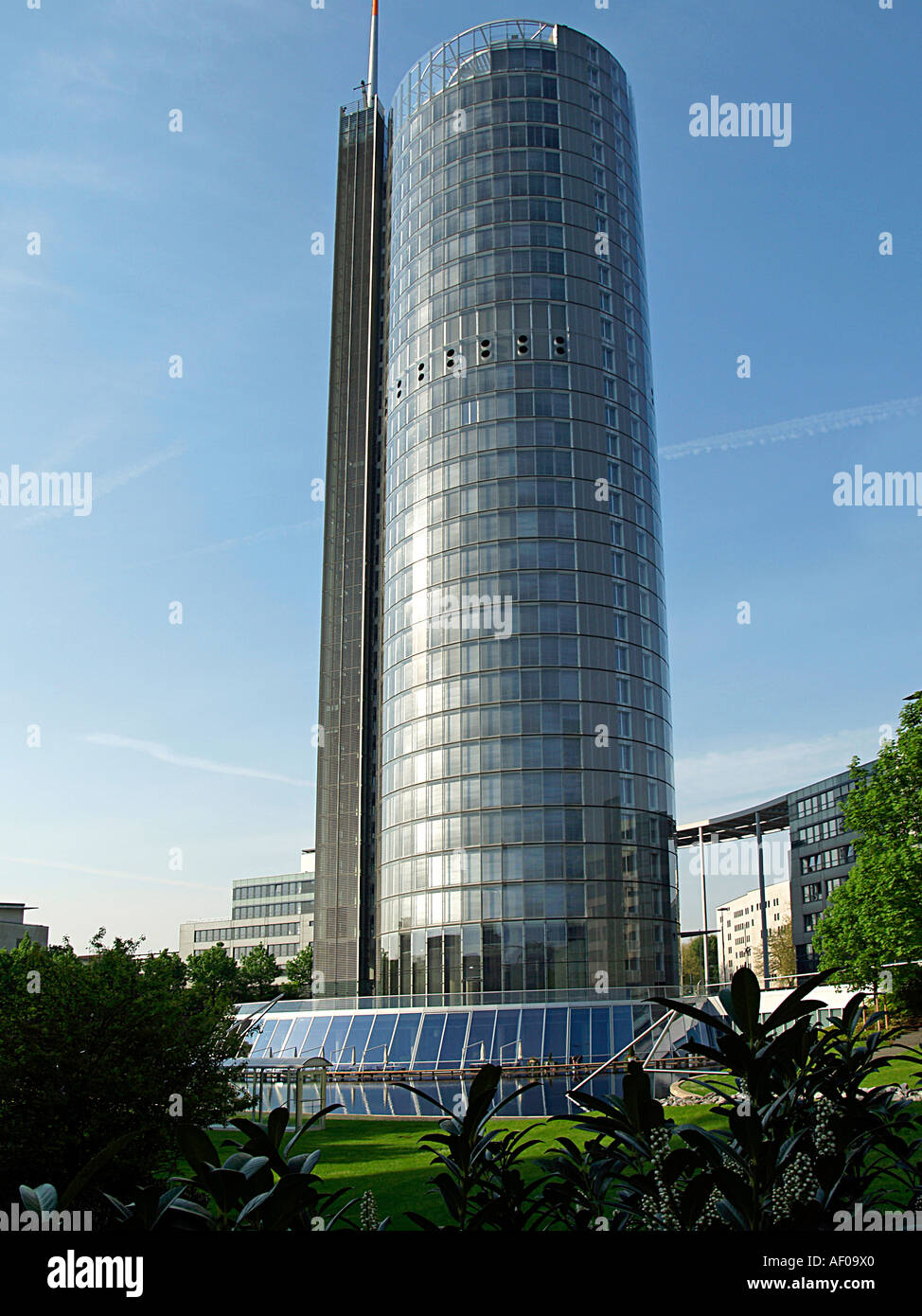 RWE skyscraper headquarter of the company RWE AG in Essen Stock Photo
