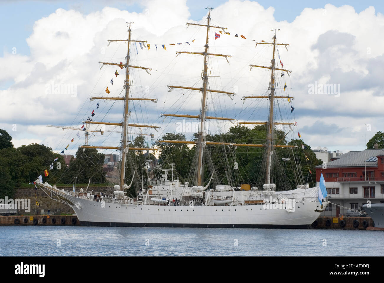 La Libertad – Argentina, moored in Oslo harbour, Norway Stock Photo