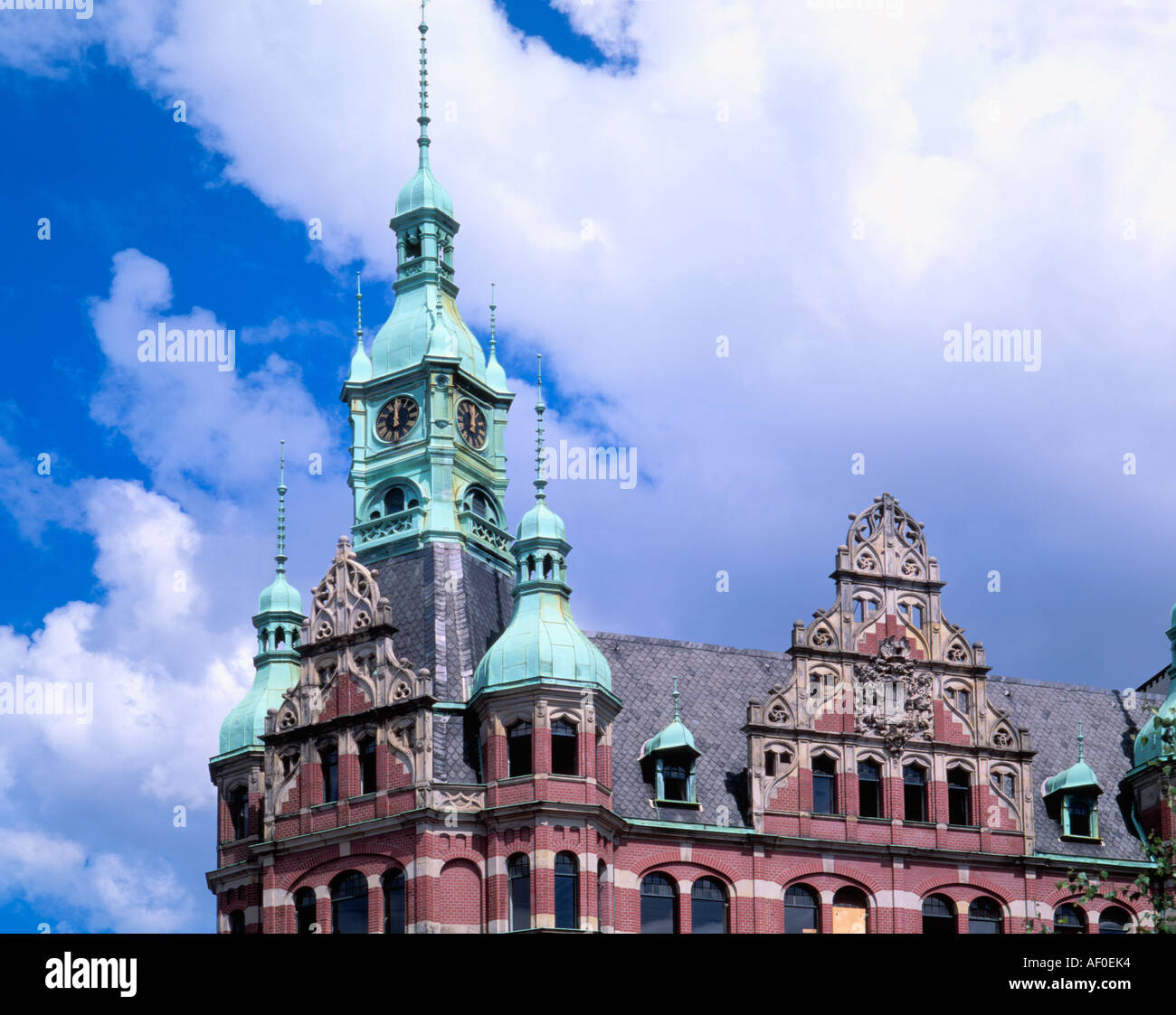 Lagerhaus in the old warehouse complex at Speicherstadt  Hamburg Germany Stock Photo