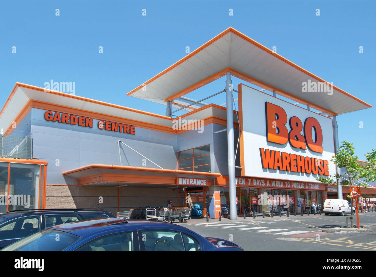 B and Q Warehouse Supercentre retail DIY store UK England Europe GB
