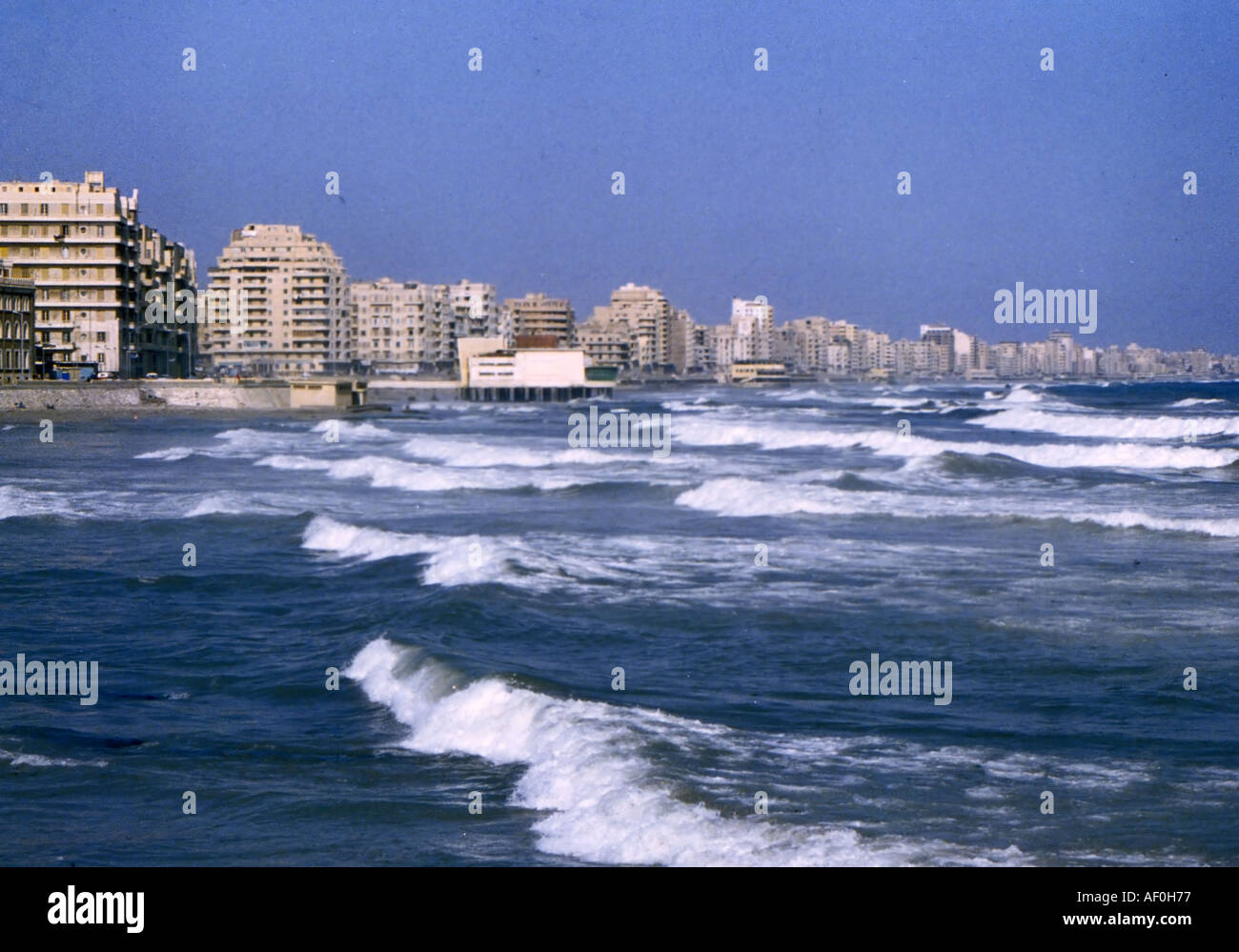 Alexandria, Egypt waterfront Stock Photo
