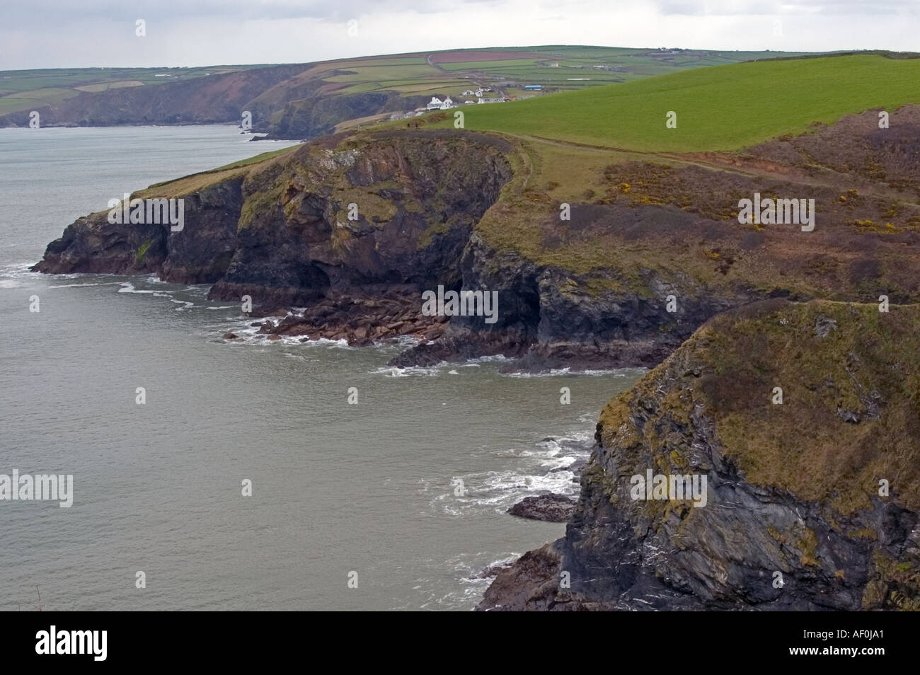 Cornish Coastal Path Stock Photo - Alamy