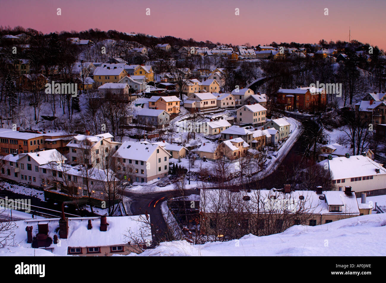 Village of Mölndals Kvarnby. Mölndal, Sweden Stock Photo 7881245 Alamy