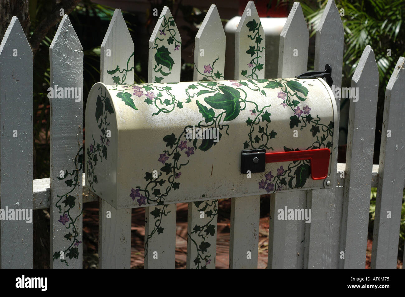 Mailbox Key west Stock Photo