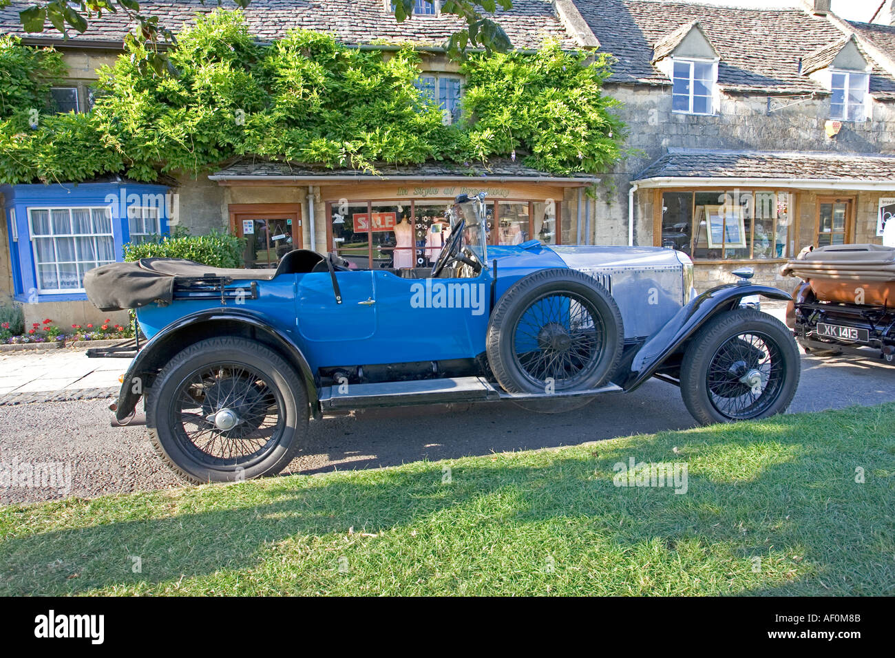 Classic Vauxhall car parked in Broadway Cotswolds UK Stock Photo - Alamy