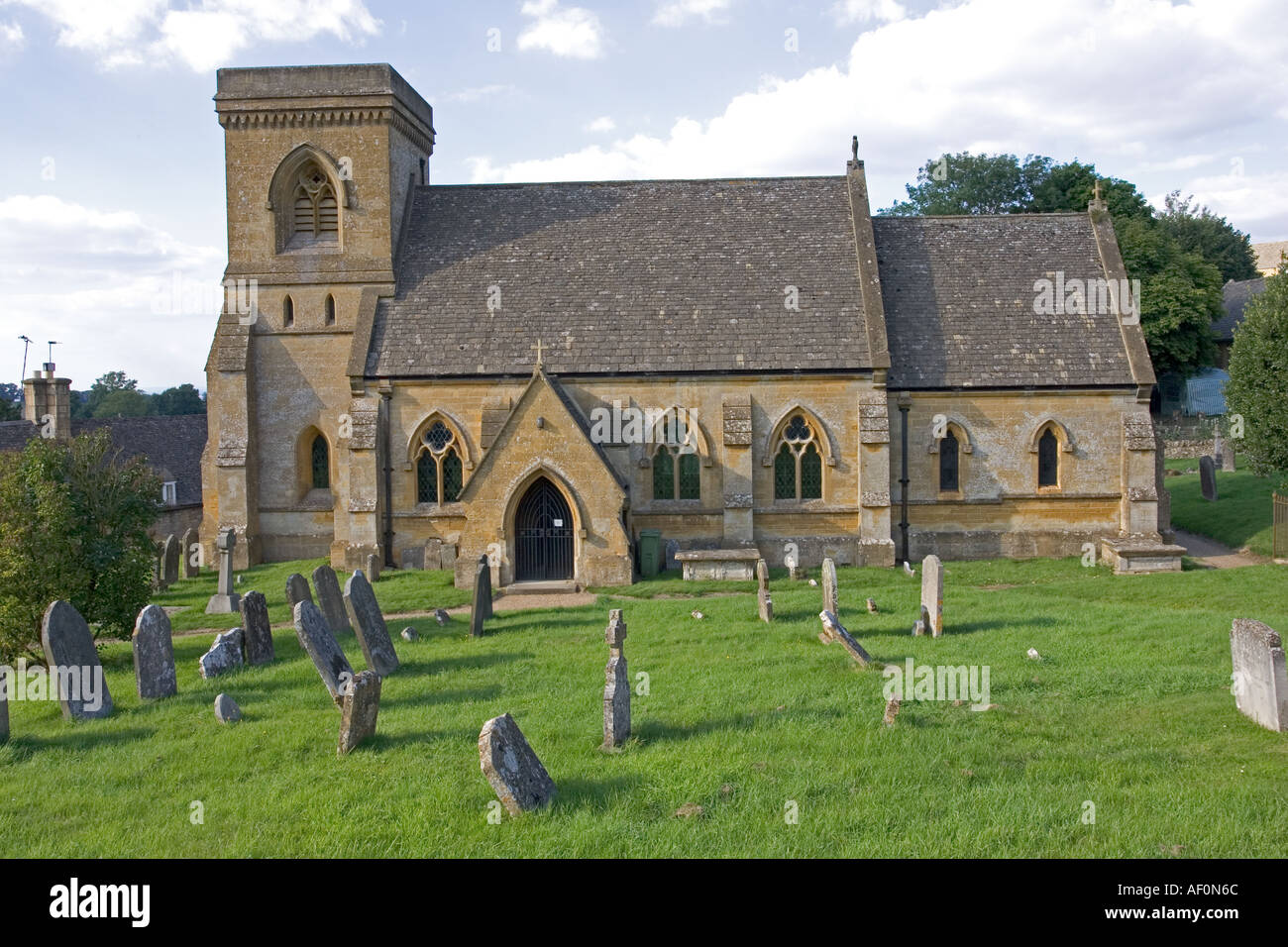 St Barnabas Church Snowshill Cotswolds UK Stock Photo