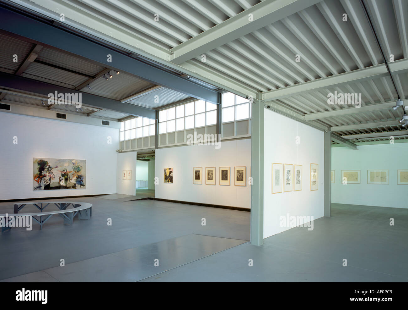 Venlo, Museum van Bommel van Dam, Ausstellungsraum Stock Photo