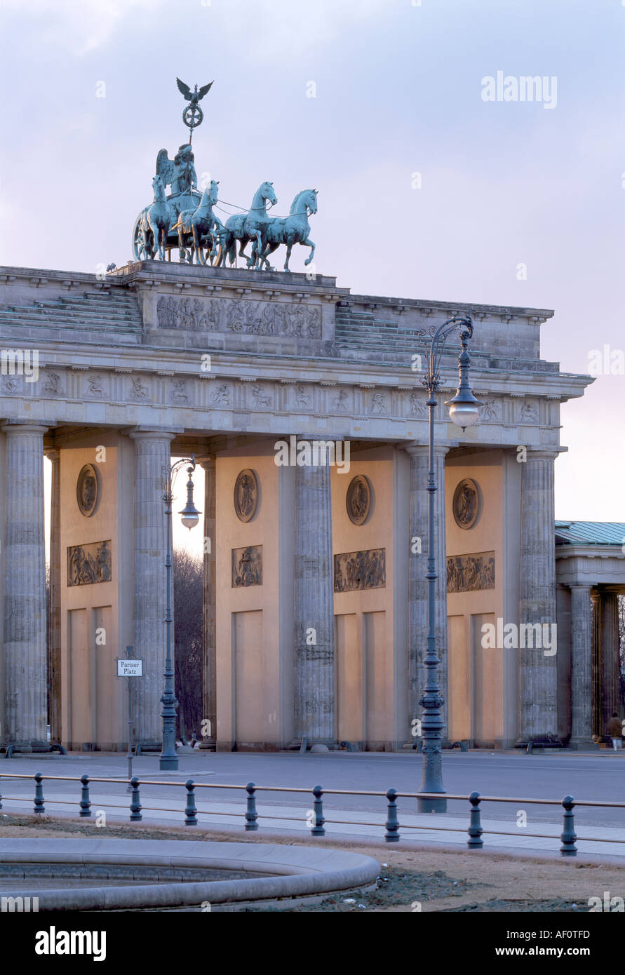 Berlin-Mitte, Brandenburger Tor, Ostseite Stock Photo