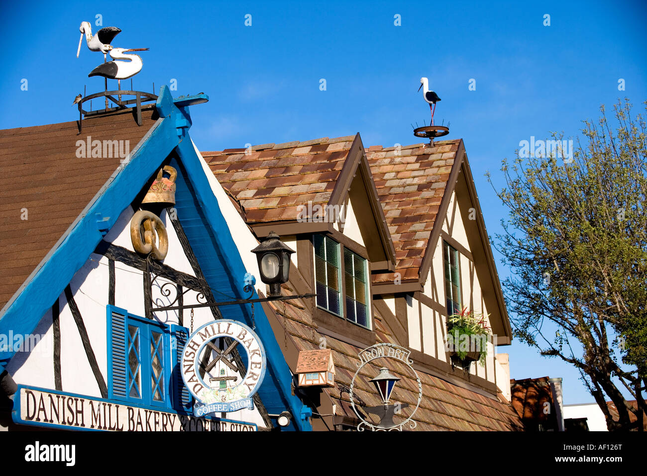 bakery in Solvang Santa Ynez Valley California Stock Photo Alamy