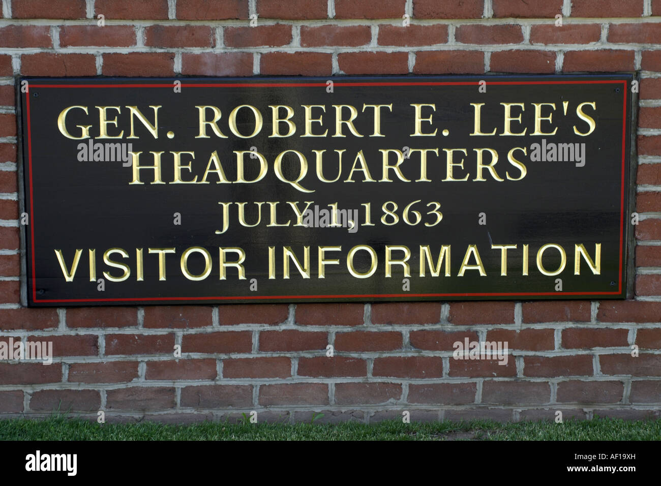 Gen Robert E Lee s Headquarters at Gettysburg Pennsylvania PA Stock