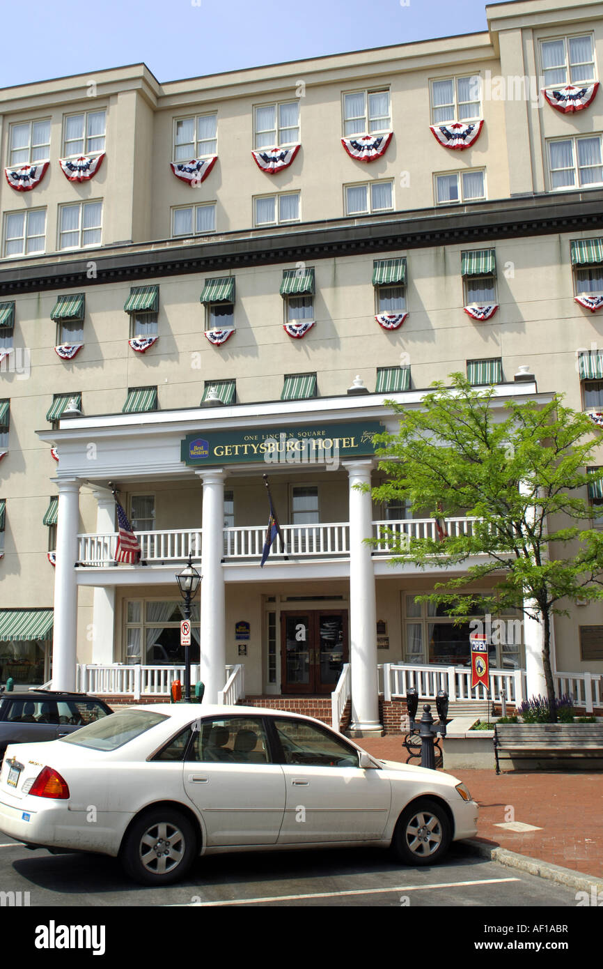 Central Hotel in Gettysburg Pennsylvania PA Stock Photo Alamy