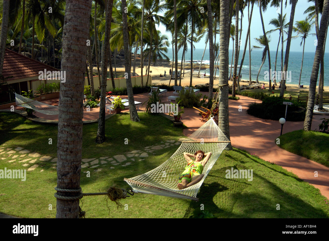 COCONUT BAY RESORT NEAR KOVALAM, CHOWARA BEACH Stock Photo Alamy
