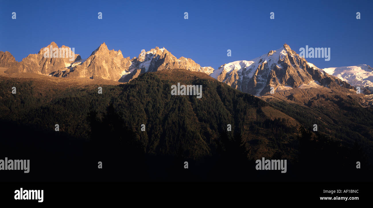 Alps from Chamonix, France Stock Photo