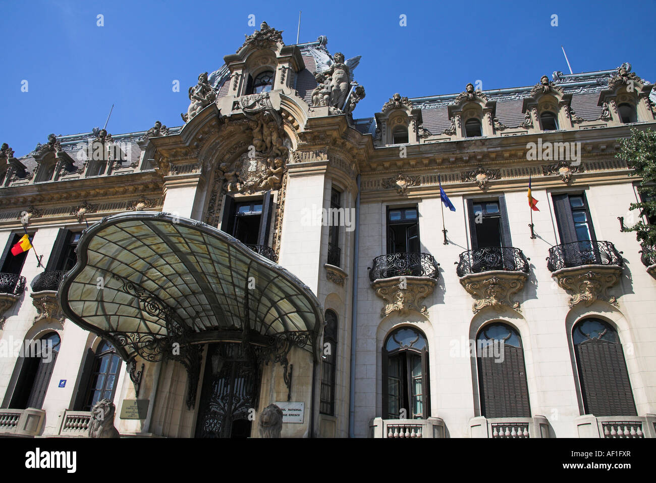 George Enescu National Museum Muzeul National George Enescu Calea Victoriei Bucharest Romania Stock Photo Alamy