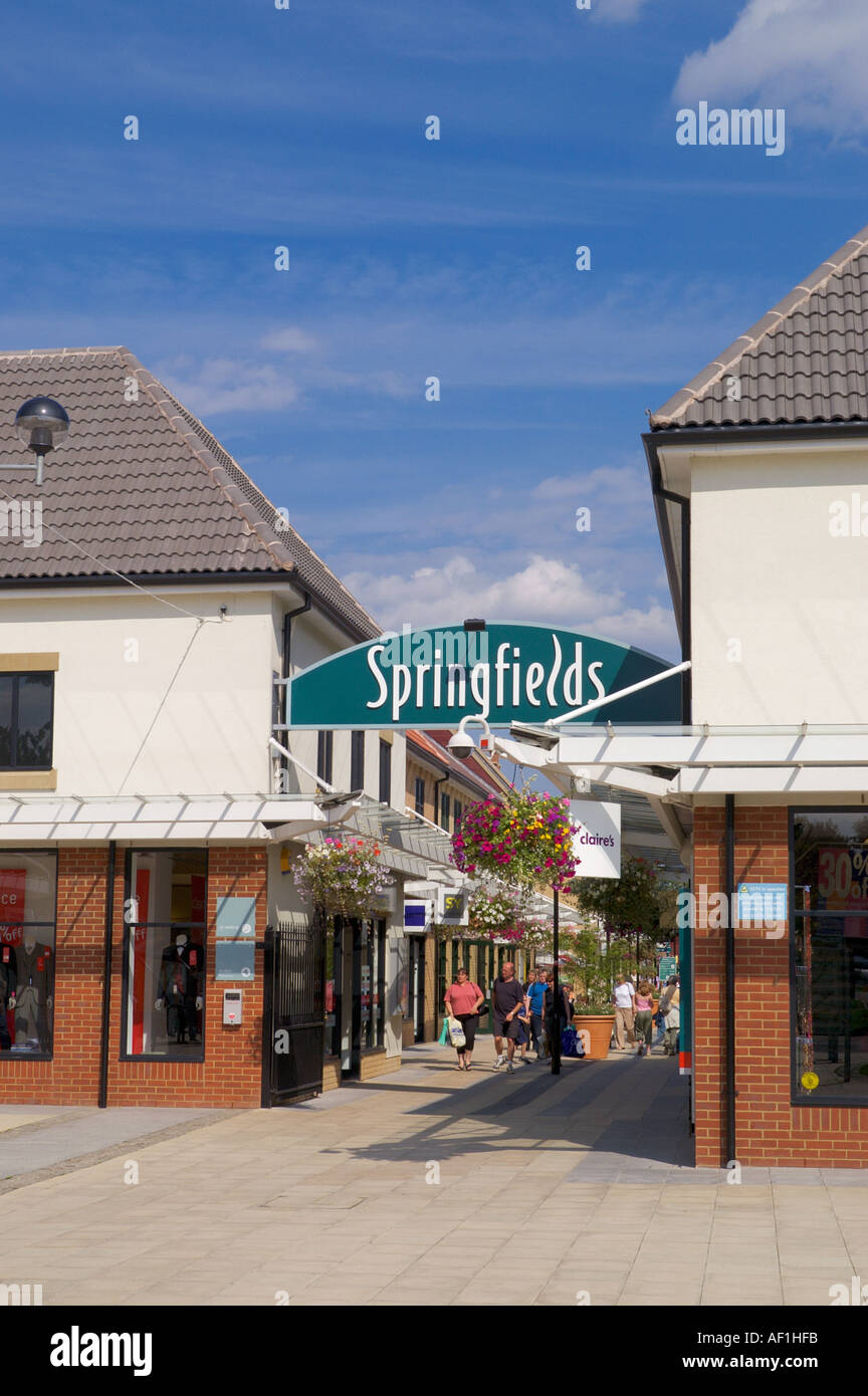 shopping centre Spalding Lincolnshire England Stock Photo - Alamy