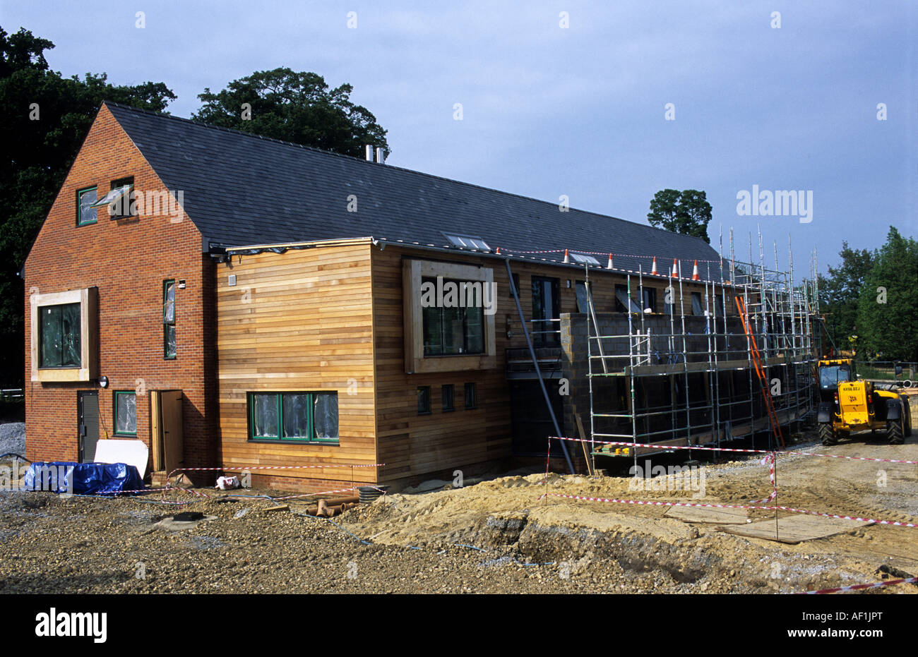 Farmfield House surgery under construction, Woodbridge, Suffolk, UK