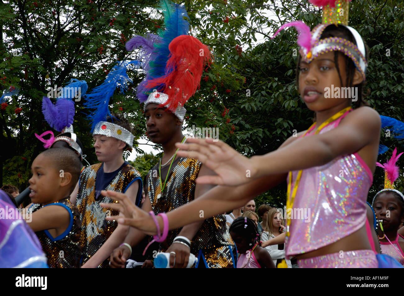 Children caribbean costume hi-res stock photography and images - Alamy