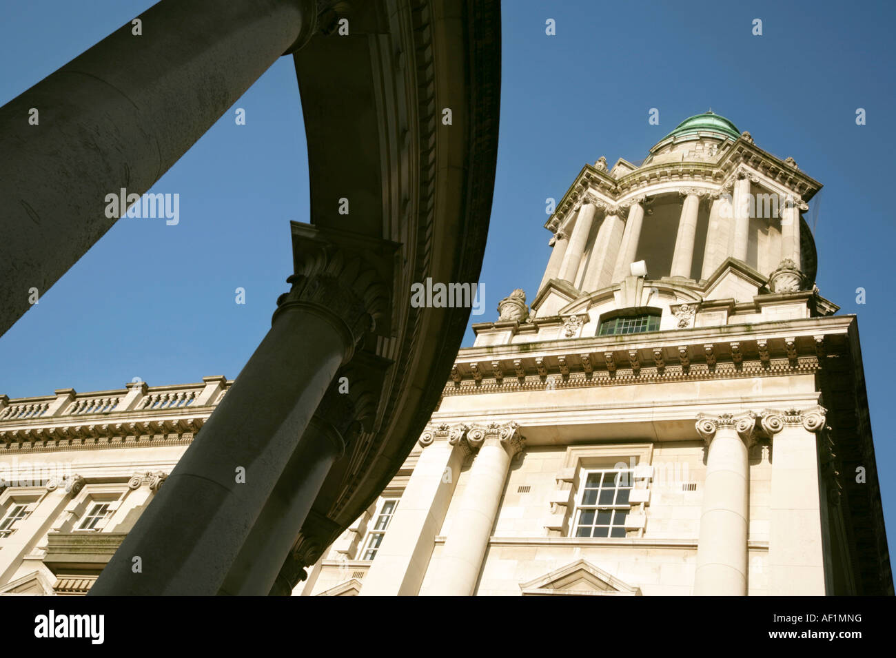 Belfast City Hall, Donegall Square, Northern Ireland. Stock Photo