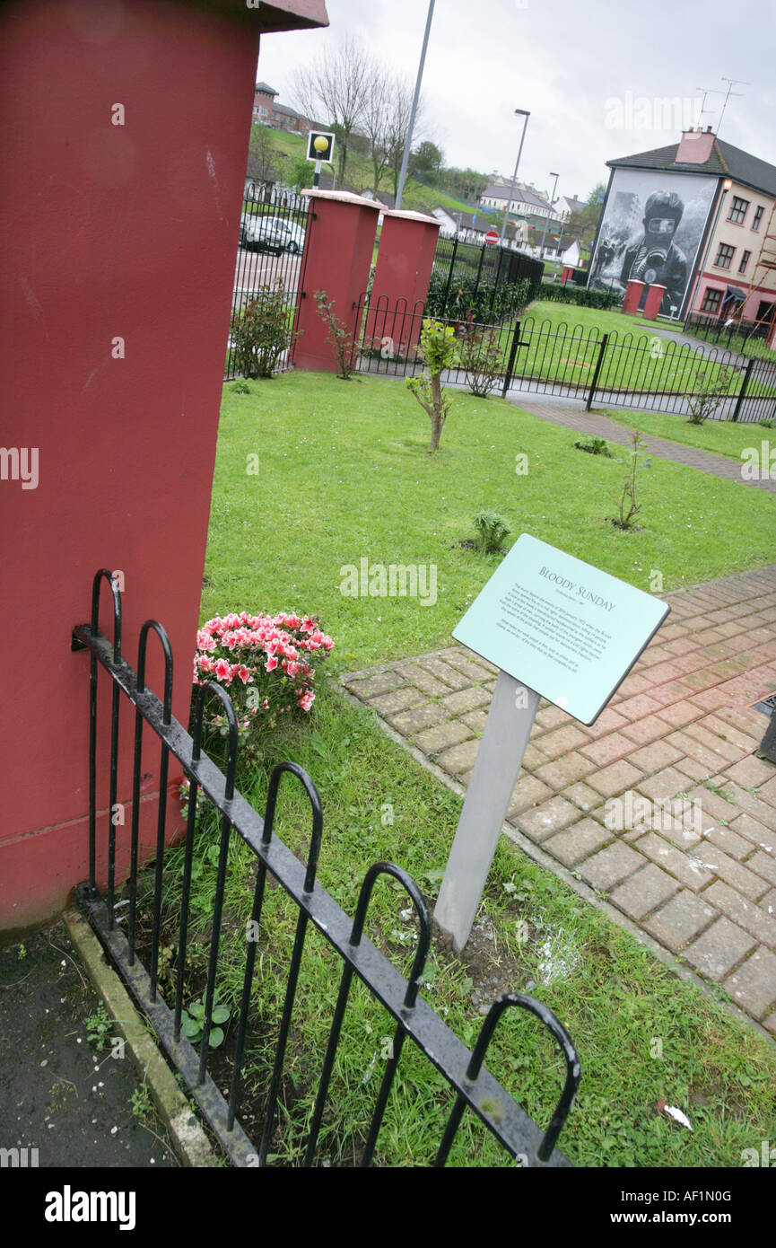 Bogside housing estate, Londonderry, County Derry, Northern Ireland
