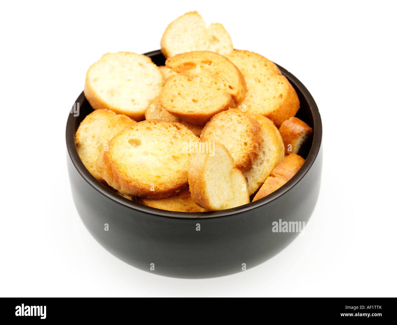 French Bread Croutons Stock Photo Alamy