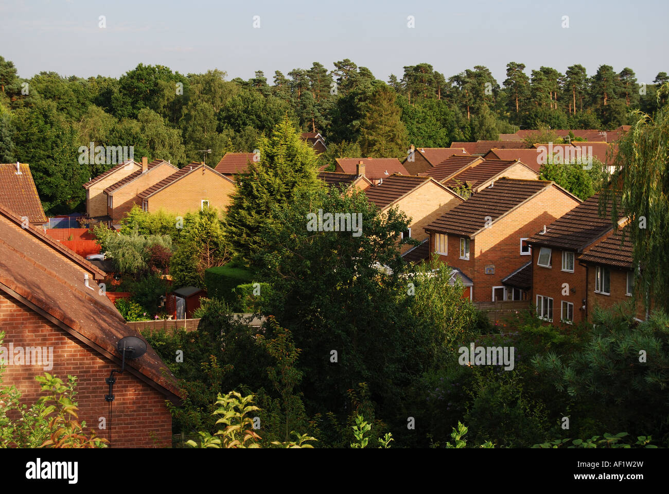 Housing development, Martin's Heron, Bracknell, Berkshire, England