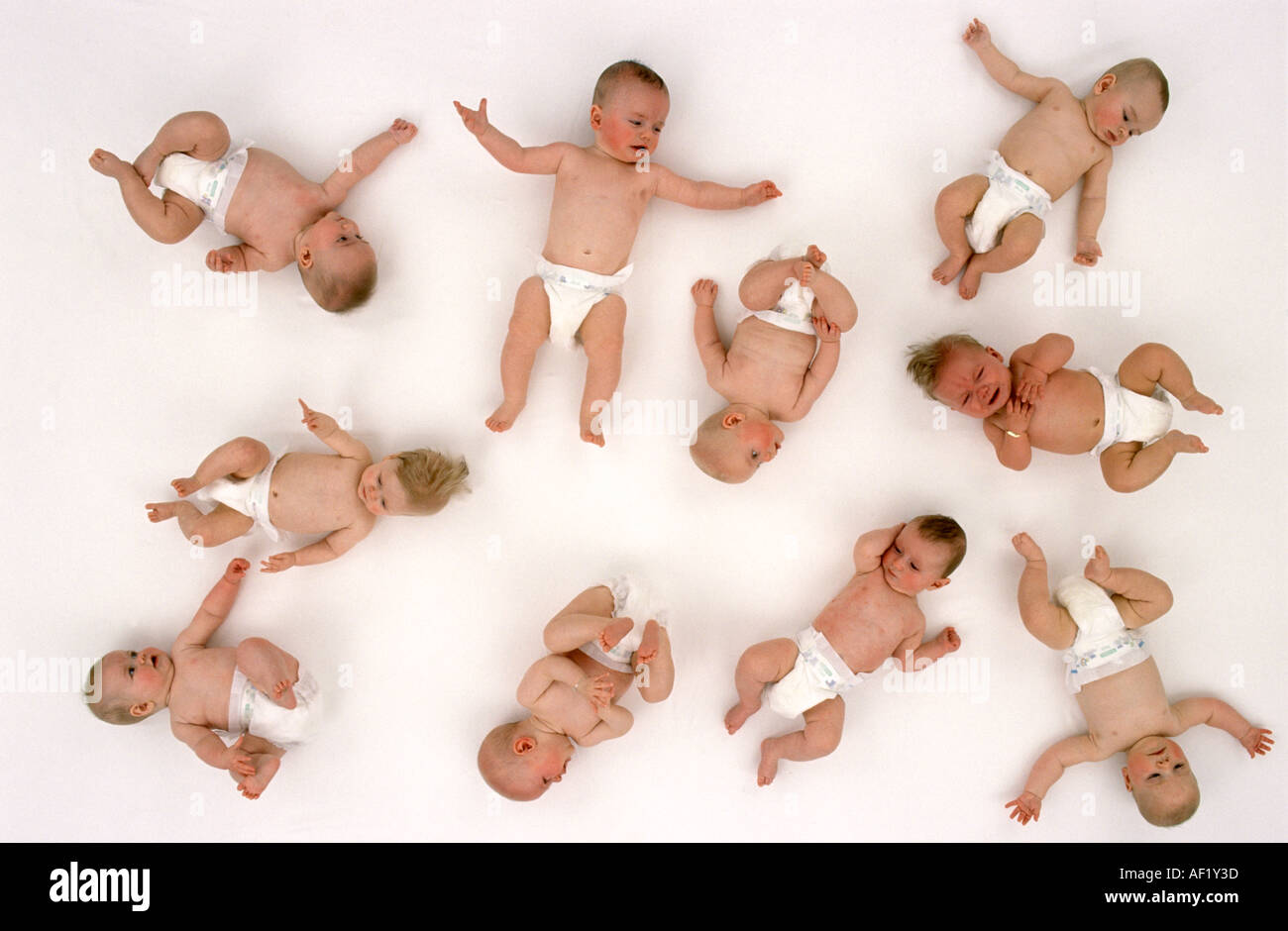 babies in diapers