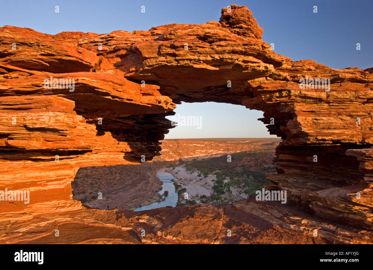 Nature's Window, Kalbarri National Park, Western Australia Stock Photo
